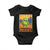 Resist Frog Graphic Baby Onesie Protest Stand Against Fascism - Print Your Wear