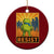 Resist Frog Graphic Ceramic Ornament Protest Stand Against Fascism - Print Your Wear
