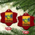 Resist Frog Graphic Ceramic Ornament Protest Stand Against Fascism - Print Your Wear