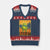 Resist Frog Graphic V-Neck Knit Sweater Vest Protest Stand Against Fascism - Print Your Wear