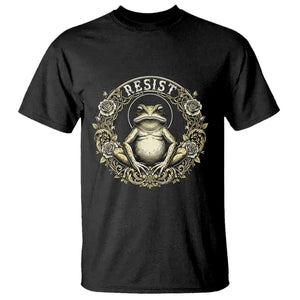 Zen Frog Resist T Shirt Sacred Resistance Protest Ornate Style Graphic TS02 Black Print Your Wear
