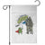 Funny Frog Protest Comic Graphic Garden Flag Ribbit Resist Stand Against - Print Your Wear