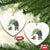 Funny Frog Protest Comic Graphic Ceramic Ornament Ribbit Resist Stand Against - Print Your Wear