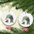 Funny Frog Protest Comic Graphic Ceramic Ornament Ribbit Resist Stand Against - Print Your Wear