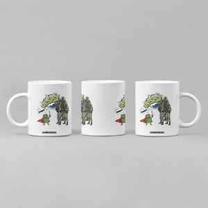 Funny Frog Protest Comic Graphic Coffee Mug Ribbit Resist Stand Against TS02 Print Your Wear