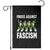 Walking Frog Against Fascism Garden Flag Frogs Band Resistance Protest - Print Your Wear