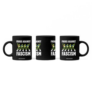 Walking Frog Against Fascism Coffee Mug Frogs Band Resistance Protest TS02 Print Your Wear