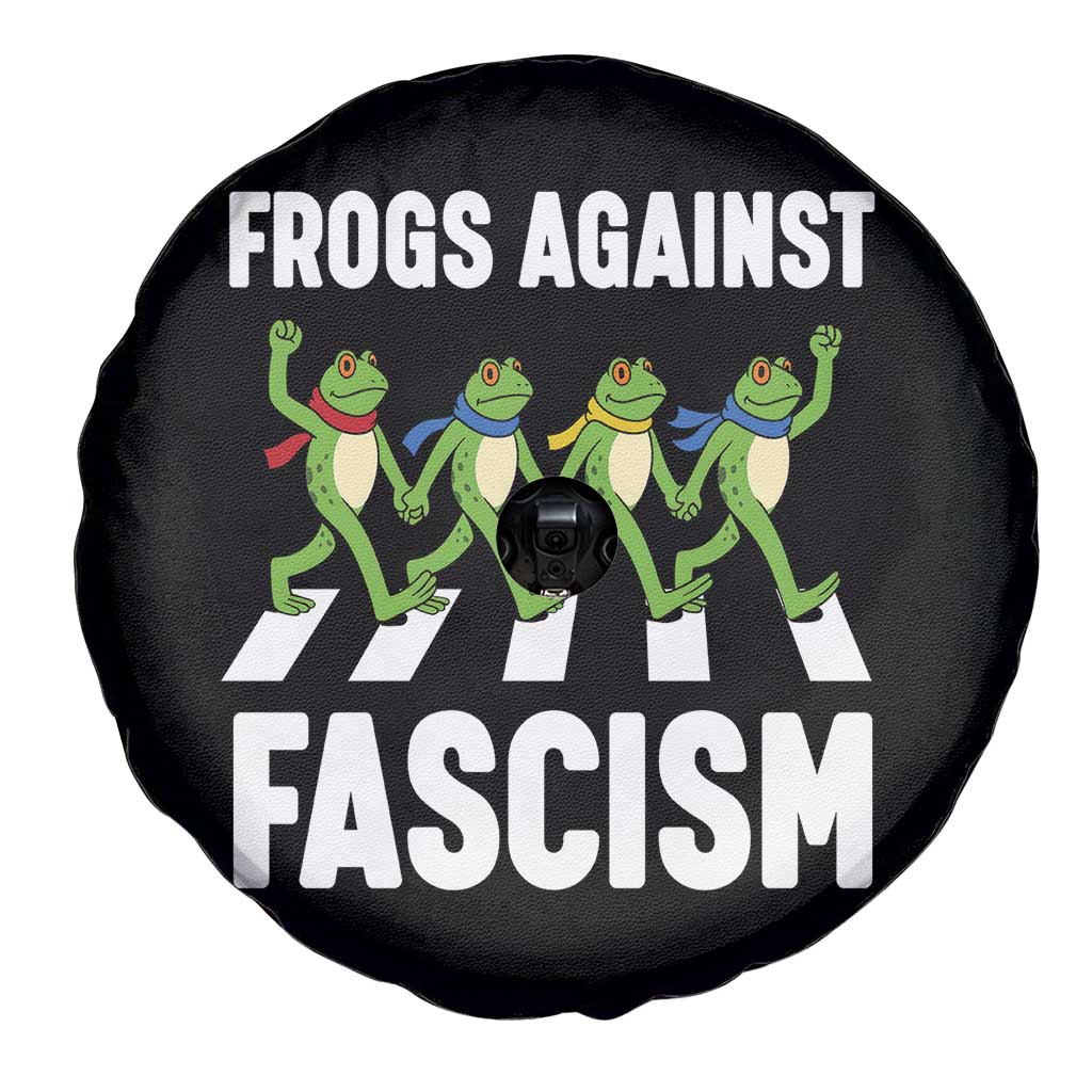 Walking Frog Against Fascism Spare Tire Cover Frogs Band Resistance Protest TS02 Print Your Wear