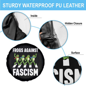 Walking Frog Against Fascism Spare Tire Cover Frogs Band Resistance Protest - Print Your Wear