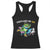 Portland On Ice 2025 Racerback Tank Top Resist Frog and Inflatable Animals Protest Sarcastic Politics - Print Your Wear