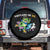Portland On Ice 2025 Spare Tire Cover Resist Frog and Inflatable Animals Protest Sarcastic Politics - Print Your Wear