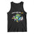 Portland On Ice 2025 Tank Top Resist Frog and Inflatable Animals Protest Sarcastic Politics - Print Your Wear