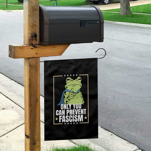 Only You Can Prevent Fascism Patriotic Frog Garden Flag Resist Protest Poster - Print Your Wear