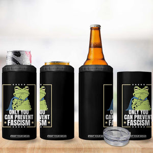Only You Can Prevent Fascism Patriotic Frog 4 in 1 Can Cooler Tumbler Resist Protest Poster TS02 Print Your Wear