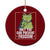 Only You Can Prevent Fascism Patriotic Frog Ceramic Ornament Resist Protest Poster - Print Your Wear