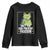 Only You Can Prevent Fascism Patriotic Frog Youth Sweatshirt Resist Protest Poster - Print Your Wear