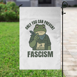 Only You Can Prevent Fascism Portland Frog Garden Flag Resist Protest Forest Ranger - Print Your Wear