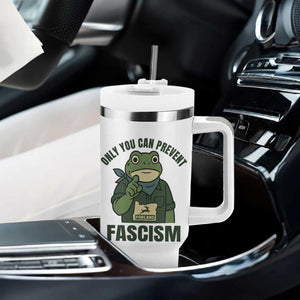 Only You Can Prevent Fascism Portland Frog Tumbler With Handle Resist Protest Forest Ranger TS02 Print Your Wear