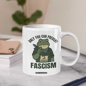 Only You Can Prevent Fascism Portland Frog Coffee Mug Resist Protest Forest Ranger TS02 Print Your Wear