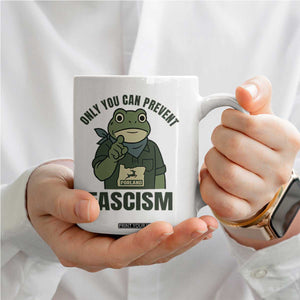 Only You Can Prevent Fascism Portland Frog Coffee Mug Resist Protest Forest Ranger TS02 Print Your Wear