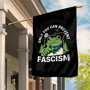 Only You Can Prevent Fascism Portland Frog Garden Flag Resist Protest Scenic Edition - Print Your Wear
