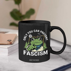 Only You Can Prevent Fascism Portland Frog Coffee Mug Resist Protest Scenic Edition TS02 Print Your Wear