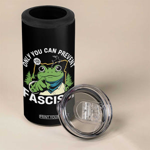 Only You Can Prevent Fascism Portland Frog 4 in 1 Can Cooler Tumbler Resist Protest Scenic Edition TS02 Print Your Wear