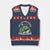Only You Can Prevent Fascism Portland Frog V-Neck Knit Sweater Vest Resist Protest Scenic Edition - Print Your Wear