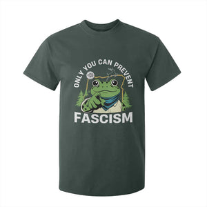 Only You Can Prevent Fascism Portland Frog T Shirt For Kid Resist Protest Scenic Edition TS02 Dark Forest Green Print Your Wear