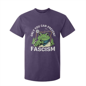 Only You Can Prevent Fascism Portland Frog T Shirt For Kid Resist Protest Scenic Edition TS02 Purple Print Your Wear