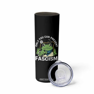Only You Can Prevent Fascism Portland Frog Skinny Tumbler Resist Protest Scenic Edition TS02 Print Your Wear