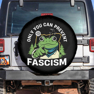 Only You Can Prevent Fascism Portland Frog Spare Tire Cover Resist Protest Scenic Edition - Print Your Wear