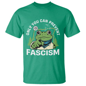 Only You Can Prevent Fascism Portland Frog T Shirt Resist Protest Scenic Edition TS02 Irish Green Print Your Wear