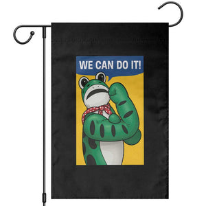 We Can Do It Rosie Frog Garden Flag Resist Protest Parody Feminist Retro Poster - Print Your Wear