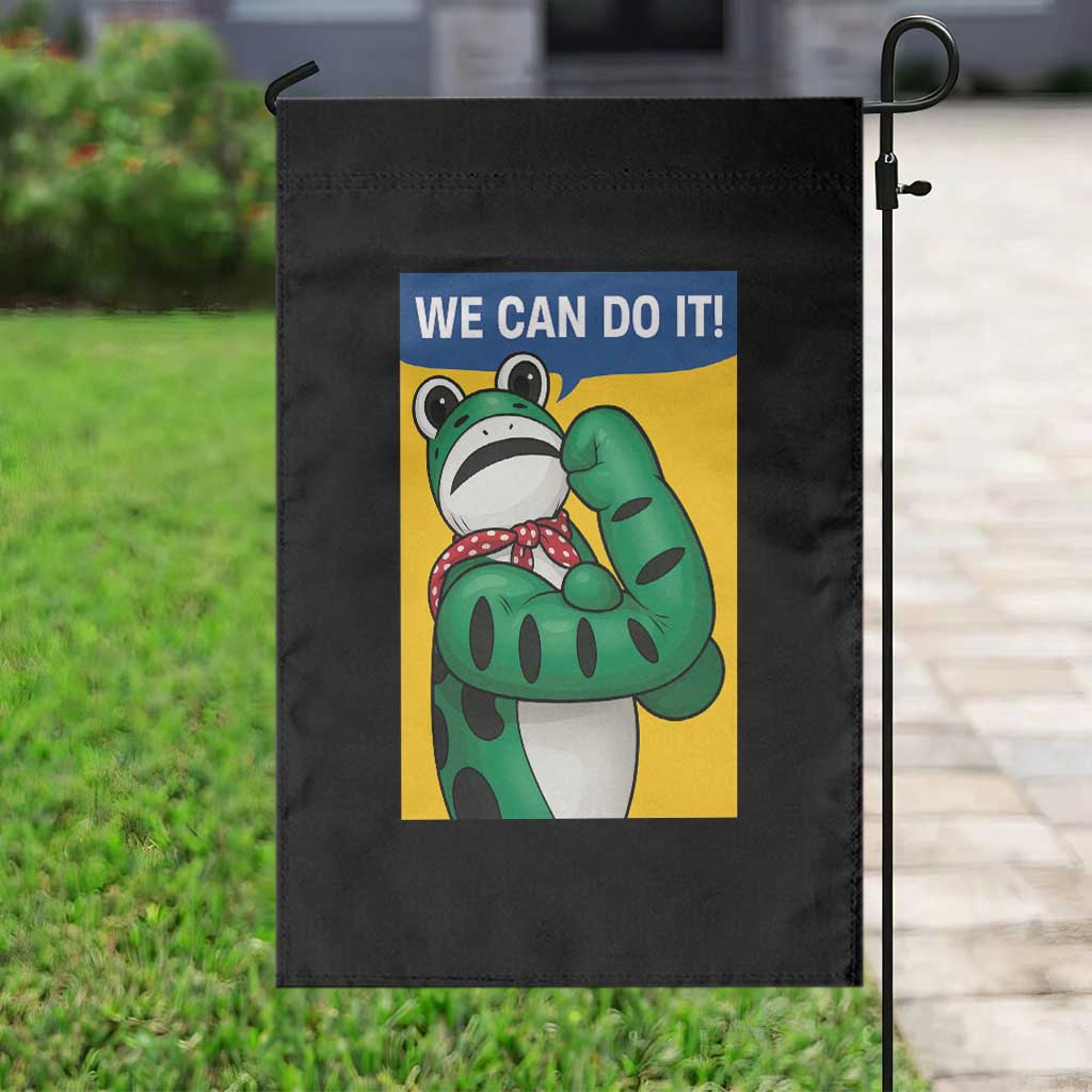 We Can Do It Rosie Frog Garden Flag Resist Protest Parody Feminist Retro Poster TS02 Print Your Wear