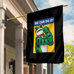 We Can Do It Rosie Frog Garden Flag Resist Protest Parody Feminist Retro Poster - Print Your Wear