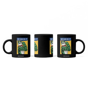 We Can Do It Rosie Frog Coffee Mug Resist Protest Parody Feminist Retro Poster - Print Your Wear