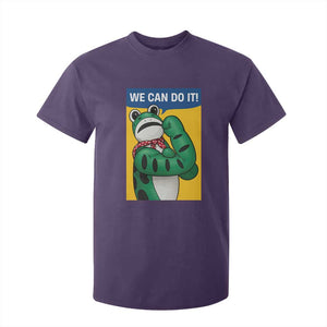 We Can Do It Rosie Frog T Shirt For Kid Resist Protest Parody Feminist Retro Poster TS02 Purple Print Your Wear