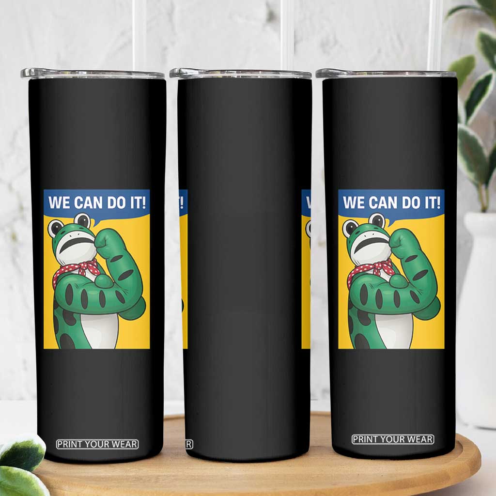 We Can Do It Rosie Frog Skinny Tumbler Resist Protest Parody Feminist Retro Poster TS02 Print Your Wear