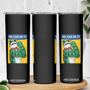 We Can Do It Rosie Frog Skinny Tumbler Resist Protest Parody Feminist Retro Poster TS02 Print Your Wear