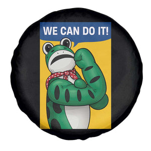 We Can Do It Rosie Frog Spare Tire Cover Resist Protest Parody Feminist Retro Poster - Print Your Wear