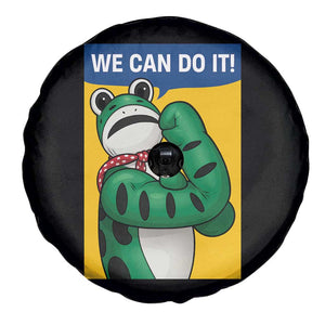 We Can Do It Rosie Frog Spare Tire Cover Resist Protest Parody Feminist Retro Poster - Print Your Wear