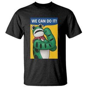 We Can Do It Rosie Frog T Shirt Resist Protest Parody Feminist Retro Poster TS02 Black Print Your Wear