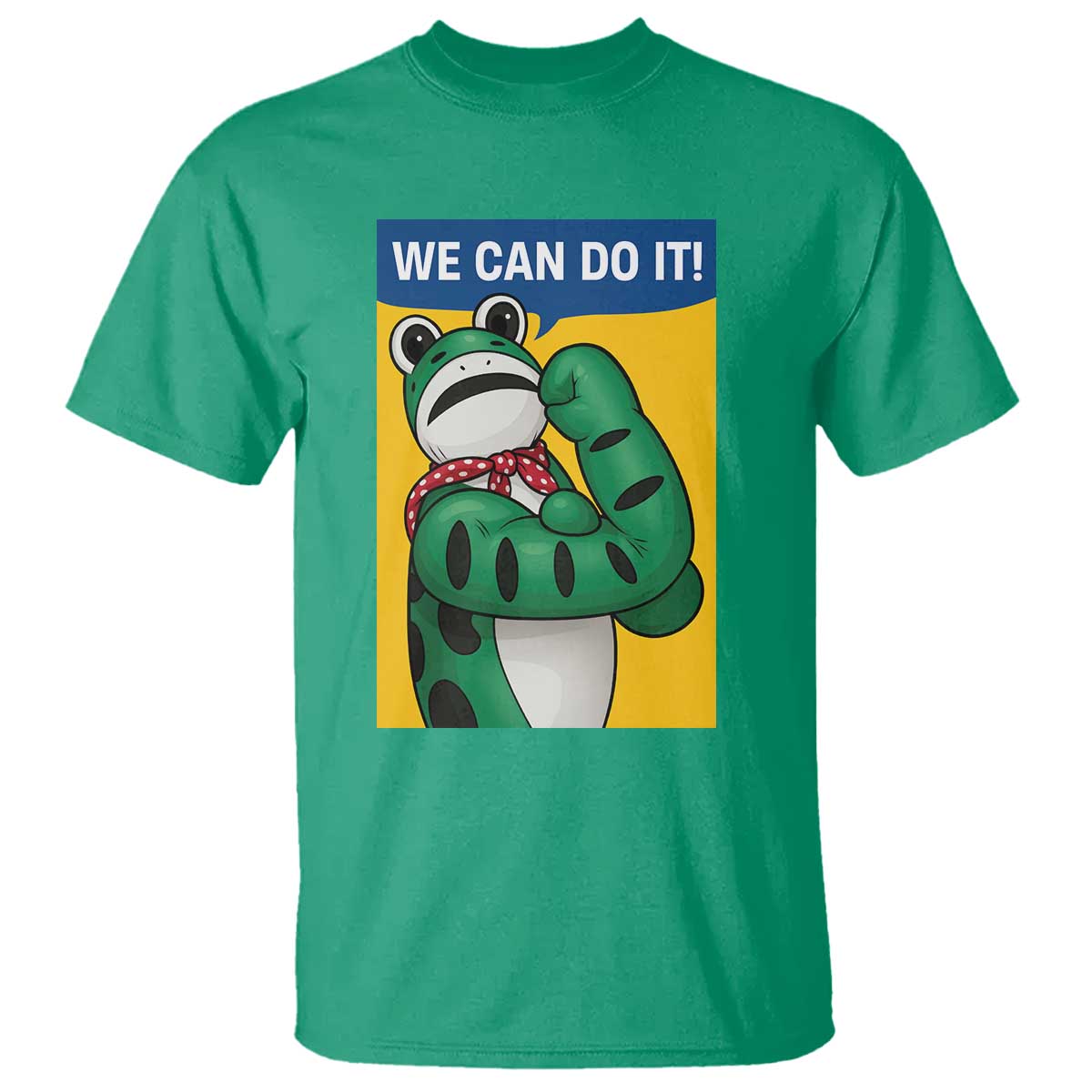 We Can Do It Rosie Frog T Shirt Resist Protest Parody Feminist Retro Poster TS02 Irish Green Print Your Wear