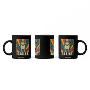 Rainbow Resist Frog Coffee Mug Portland Pride and Protest Resistance TS02 Print Your Wear