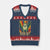 Rainbow Resist Frog V-Neck Knit Sweater Vest Portland Pride and Protest Resistance TS02 Navy Red Print Your Wear