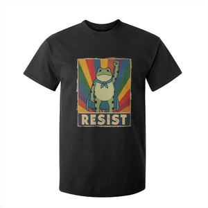 Rainbow Resist Frog T Shirt For Kid Portland Pride and Protest Resistance TS02 Black Print Your Wear
