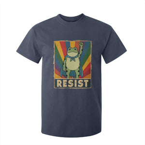 Rainbow Resist Frog T Shirt For Kid Portland Pride and Protest Resistance TS02 Navy Print Your Wear