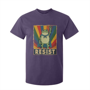 Rainbow Resist Frog T Shirt For Kid Portland Pride and Protest Resistance TS02 Purple Print Your Wear