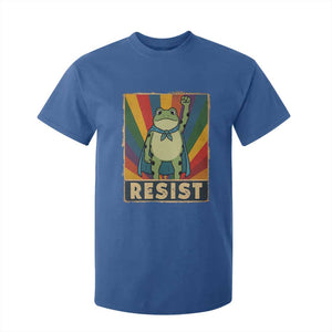 Rainbow Resist Frog T Shirt For Kid Portland Pride and Protest Resistance TS02 Royal Blue Print Your Wear